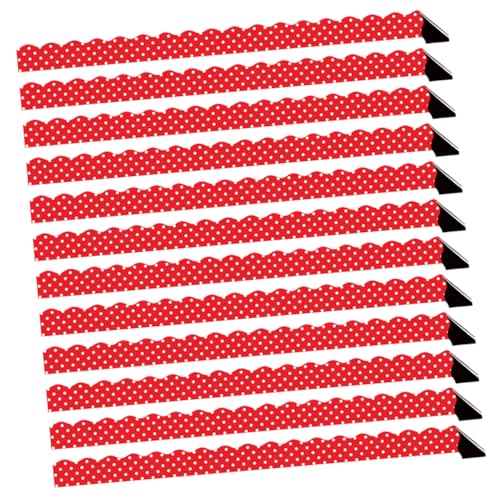 NAMOARLY 12Stücke Teiliges Magnetische Bordüre für Pinnwände und Whiteboards Dekorative Wellenrand Magnetteile Leuchtenden für Bastelprojekte Einfach von NAMOARLY