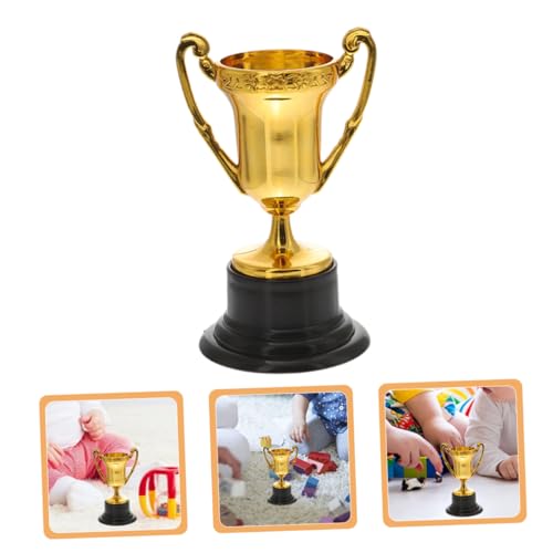 NAMOARLY 15 Stück Teiliges Kleine Trophäen aus Robustem Kunststoff Leichte Pokale für Wettbewerbe Kinderpreise für Sport und Spielveranstaltungen Langlebige Auszeichnungsschilder von NAMOARLY
