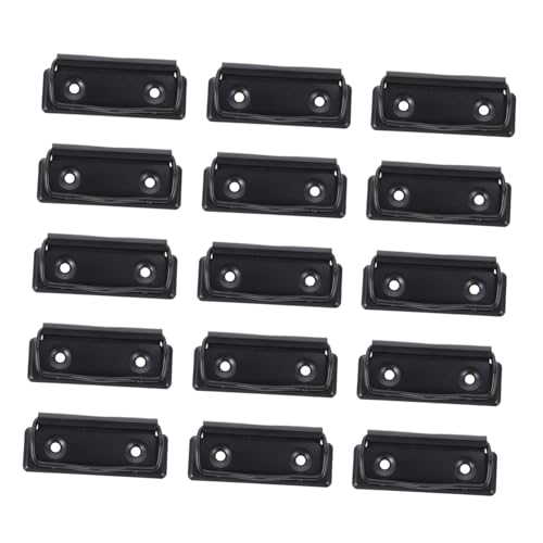 NAMOARLY 15 Stück Teiliges Metall Klemmbrett Clips Schreibbrett Klammern für Dokumentenfixierung Langlebige Schul Büroklammern Geeignet für Menüs und Akten Robust und Zuverlässig von NAMOARLY