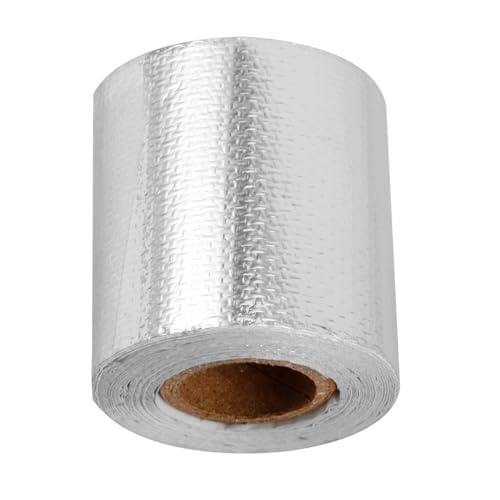 NAMOARLY 1Rolle Aluminiumfolienband für Industrielle Anwendungen Hitzebeständiges Klebeband für Luftkanäle Rohre Vielseitig Einsetzbar Reißfest Einfach zu Handhaben von NAMOARLY