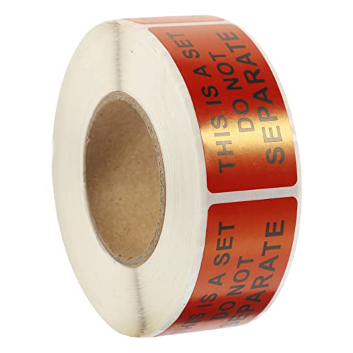 NAMOARLY 1Rolle Selbstklebende Warnaufkleber für Versand Diese Verpackung nicht Trennen Zuverlässig und Einfach Anzubringen für Gebündelte Produkte NAMOARLY 1Rolle Selbstklebende Warnaufkleber für Versand Diese Verpackung nicht Trennen Zuverlässig und Einfach Anzubringen für Gebündelte Produkte von NAMOARLY