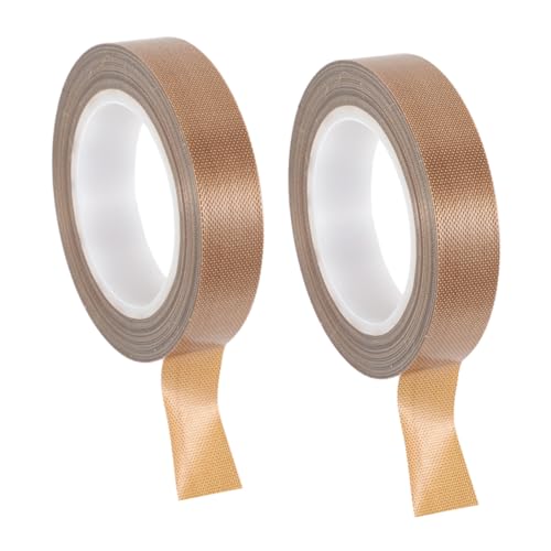 NAMOARLY 2 Rollen Hitzebeständiges Ptfe Klebeband Isolierband für Vakuumiergeräte Schutz und Dichtungsband Langlebig und Reißfest für Hochtemperaturanwendungen von NAMOARLY