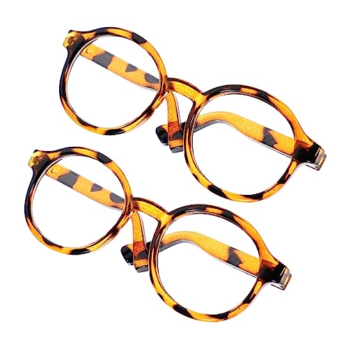 NAMOARLY 2pcs Mini Puppe Gläser Puppe Brillen Jungen Und Mädchen Modische Und Auffällige Gläser Decor NAMOARLY 2pcs Mini Puppe Gläser Puppe Brillen Jungen Und Mädchen Modische Und Auffällige Gläser Decor von NAMOARLY