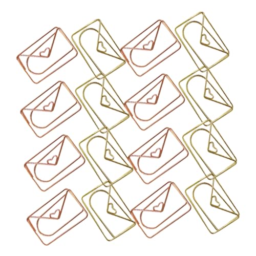 NAMOARLY 20 Stück Teiliges Metall Büroklammern Umschlagform Kleine Papierklammern Süße Cartoon Design Praktische Dokumentenklammern für Büro Schule Zuhause Organisation NAMOARLY 20 Stück Teiliges Metall Büroklammern Umschlagform Kleine Papierklammern Süße Cartoon Design Praktische Dokumentenklammern für Büro Schule Zuhause Organisation von NAMOARLY