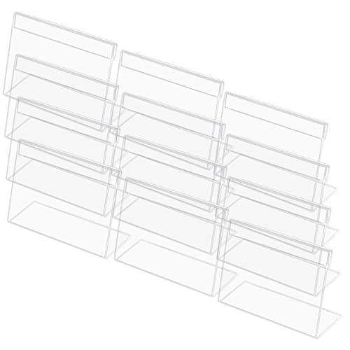 NAMOARLY 20Stücke Acryl Tischkartenhalter für Hochzeiten Transparente Displayständer für Menüs Tischnummern und Dekoration Wiederverwendbar und Stabil von NAMOARLY