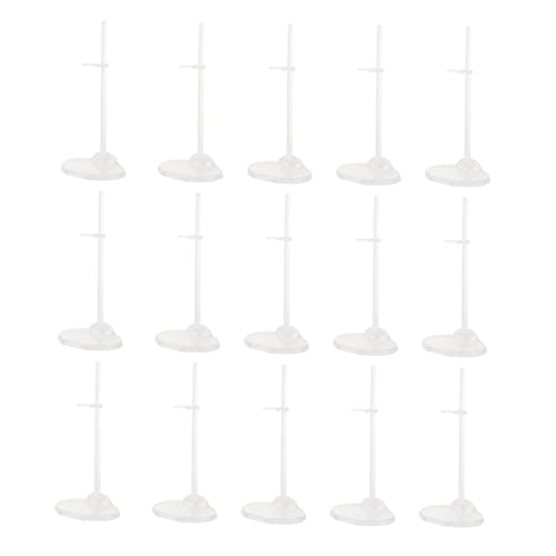 NAMOARLY 20stücke Puppenständer Taillenstütze Für Puppen Und Figuren Transparente Halterungen Zum Präsentieren Regal Oder Tisch von NAMOARLY