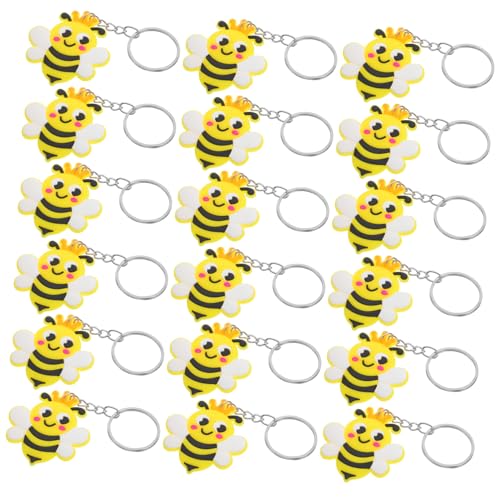 NAMOARLY 24 Stück Bienen Schlüsselanhänger Süße Partygeschenke mit Einzigartigem Bienencharme für Kindergeburtstage und Babypartys Dekoration für Taschen und Rucksäcke NAMOARLY 24 Stück Bienen Schlüsselanhänger Süße Partygeschenke mit Einzigartigem Bienencharme für Kindergeburtstage und Babypartys Dekoration für Taschen und Rucksäcke von NAMOARLY