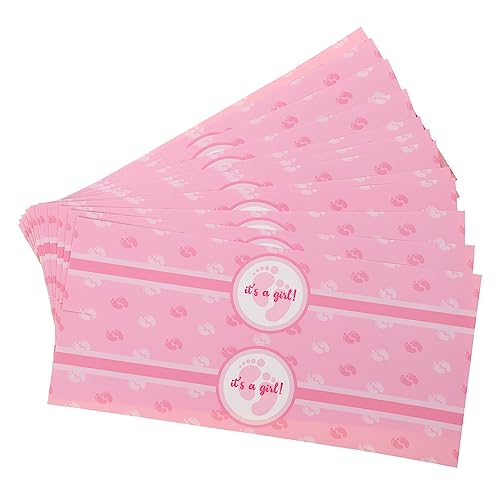 NAMOARLY 24stücke Gender Reveal Aufkleber Für Babyparty wasserdichte Sticker Für Flaschen Einladungen Und Dekoration Geschlecht Enthüllung Party Deko Für Jungen Und Mädchen von NAMOARLY