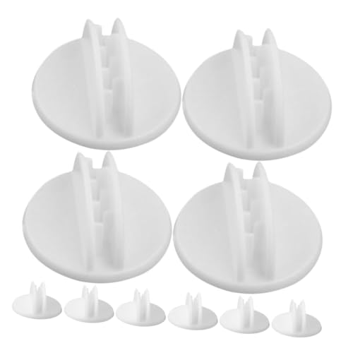 NAMOARLY 25 Stück Teiliges Kunststoff Preisschildhalter Clips mit Klebebasis Vielseitig Einsetzbar für Werbeschilder Etiketten Menükarten Robuste Halter für Regale Tische Fenster und Wände von NAMOARLY
