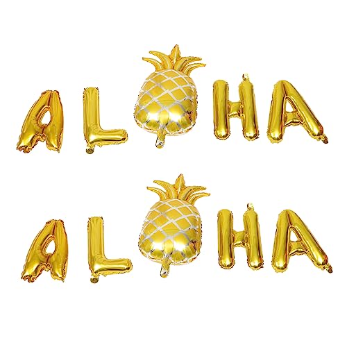 NAMOARLY 2Sätze Ballons Ananas Ballons Banner Folienballons Für Tropische Partys Für Hawaii Dekoration Und Feierlichkeiten NAMOARLY 2Sätze Ballons Ananas Ballons Banner Folienballons Für Tropische Partys Für Hawaii Dekoration Und Feierlichkeiten von NAMOARLY