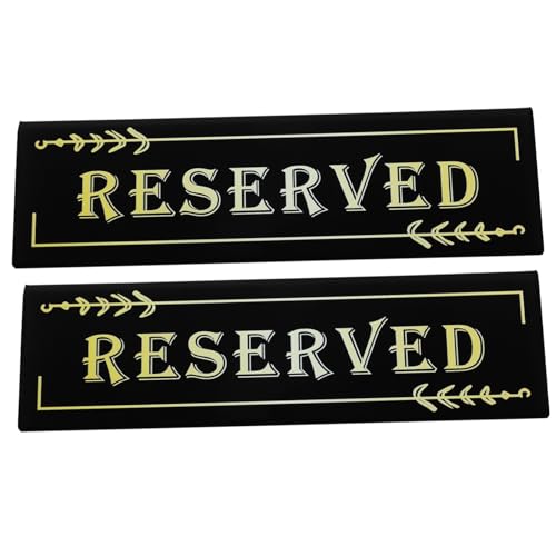 NAMOARLY 2Stücke Teiliges Schild Reservierte Sitzplätze für Hochzeiten und Restaurants Design für Effiziente Sitzplatzverwaltung für Veranstaltungen NAMOARLY 2Stücke Teiliges Schild Reservierte Sitzplätze für Hochzeiten und Restaurants Design für Effiziente Sitzplatzverwaltung für Veranstaltungen von NAMOARLY