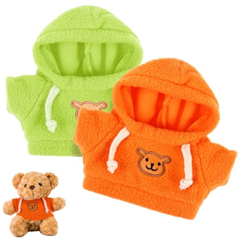 NAMOARLY 2st Bärenpuppenkleidung Puppenpullover-Kleidung Babys Outfits Für Neugeborene Jungen Zubehör Für Babypuppen Interaktive Plüschmädchenpuppe Mini-kuscheltiere Puppen-Hoodie Stoff NAMOARLY 2st Bärenpuppenkleidung Puppenpullover-Kleidung Babys Outfits Für Neugeborene Jungen Zubehör Für Babypuppen Interaktive Plüschmädchenpuppe Mini-kuscheltiere Puppen-Hoodie Stoff von NAMOARLY