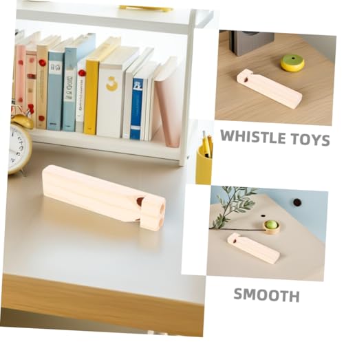 NAMOARLY 3 Stück Teiliges Holzpfeifen für DIY Zugpfeifen Musikinstrumente Kreative und Bastelspielzeuge Motorik und Musikalischer Entwicklung bei Kindergeburtstagen von NAMOARLY