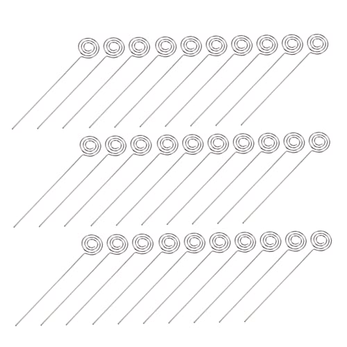 NAMOARLY 30 Stück Drahtclip für Memokarten büroartikel hochzeitsdeko kabelclip Halter Tisch-Memo-Klemme tischdeko bilderrahmen Karte Metalldrahtclip Inhaber der Tischnummer Rostfreier Stahl von NAMOARLY