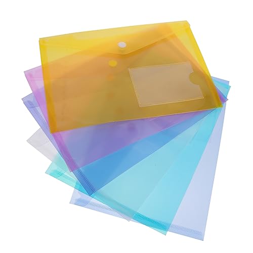 NAMOARLY 30Stücke Transparente Dokumententaschen mit Kartentasche für Schule Büro und Reise Langlebig für Dokumentenorganisation von NAMOARLY