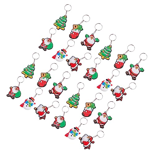 NAMOARLY Autodekoration 30St Geschenke für Autos Schneeflocke Schlüsselanhänger für Weihnachtsfeiern Weihnachts-Schlüsselanhänger Schlüsselanhänger-Dekor Wagen Handtasche Auto-Dekor von NAMOARLY