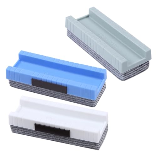 NAMOARLY 3pcs Trockener Erase -radiergummis Mit Groove Whiteboard -radiergummi -whiteboard -radiergummis Tragbare Tafelgummi Für Büro -portable White Board Eraser von NAMOARLY