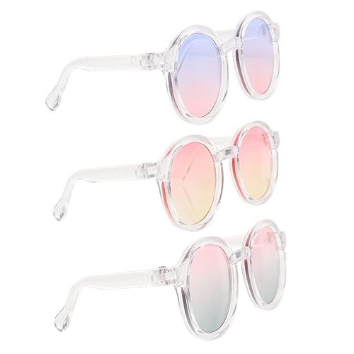 NAMOARLY 3st 6 Punkte Puppenbrille Schwimmpuppe Modepuppe Farbige Klare Gläser Schnapsgläser Brille Zum Anziehen Der Puppe Puppenbrillen Brille Für Puppe Plastik NAMOARLY 3st 6 Punkte Puppenbrille Schwimmpuppe Modepuppe Farbige Klare Gläser Schnapsgläser Brille Zum Anziehen Der Puppe Puppenbrillen Brille Für Puppe Plastik von NAMOARLY