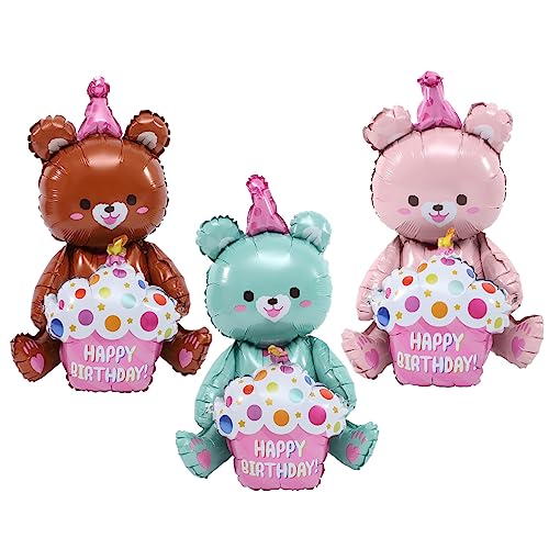 NAMOARLY Cake Bear Aluminiumfolien-luftballons-set Für Jungen Und Mädchen Geburtstagsparty-dekorationen NAMOARLY Cake Bear Aluminiumfolien-luftballons-set Für Jungen Und Mädchen Geburtstagsparty-dekorationen von NAMOARLY