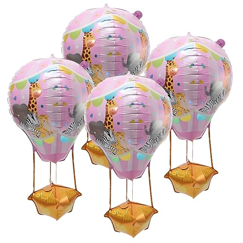 NAMOARLY 4 Stück Heißluftballon luftballons wand polsterung hochzeitsdekoration ballongas gasballon Ballongrößenwürfel Helium Festivalballons Partydekorationen Aluminiumfolie Rosa NAMOARLY 4 Stück Heißluftballon luftballons wand polsterung hochzeitsdekoration ballongas gasballon Ballongrößenwürfel Helium Festivalballons Partydekorationen Aluminiumfolie Rosa von NAMOARLY