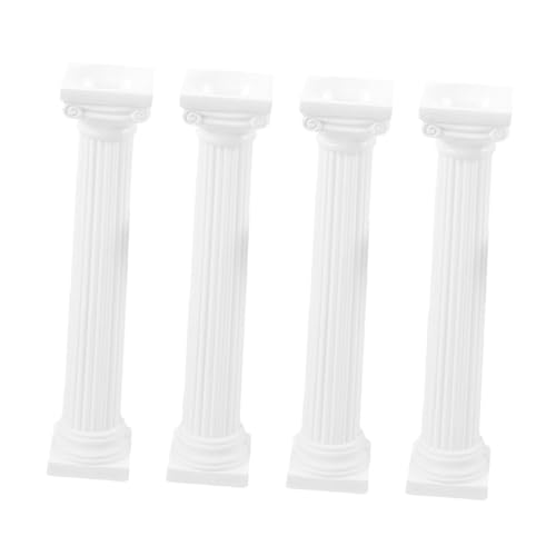 NAMOARLY 4 Stück Mini Römische Säulen Dekoration Teiliges Set aus Hohe Säulen für Tisch Garten und Hochzeits Layouts für Romantische Atmosphären von NAMOARLY