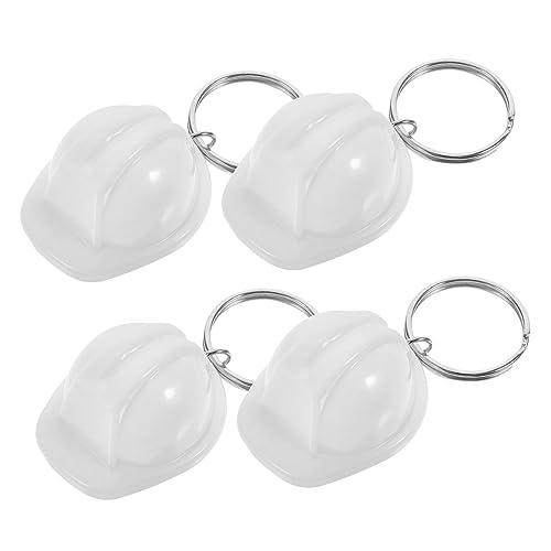 NAMOARLY 4 Stück Schutzhelm-Schlüsselanhänger Bauschutzhelme für Kappe Abzeichen Hut schnittschutzhelm safety helmet süßer Schlüsselanhänger süße Schlüsselanhänger Plastik Weiß NAMOARLY 4 Stück Schutzhelm-Schlüsselanhänger Bauschutzhelme für Kappe Abzeichen Hut schnittschutzhelm safety helmet süßer Schlüsselanhänger süße Schlüsselanhänger Plastik Weiß von NAMOARLY