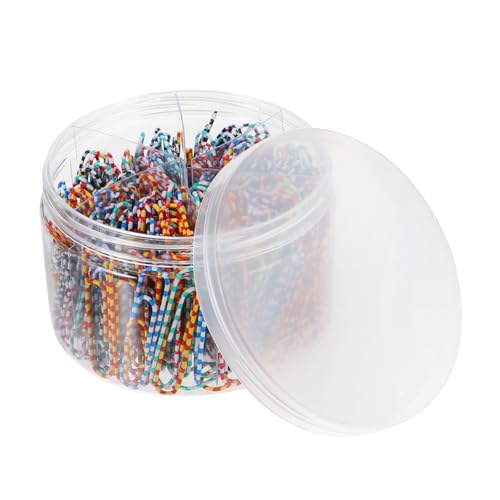 NAMOARLY 450 Stück Farbige Büroklammern büromaterial office supplies Metallklammern notizhefte Note Notizbuch klein schnellhefter bunt Bürobindeklemme Feilenhalterclip aus Metall Colorful NAMOARLY 450 Stück Farbige Büroklammern büromaterial office supplies Metallklammern notizhefte Note Notizbuch klein schnellhefter bunt Bürobindeklemme Feilenhalterclip aus Metall Colorful von NAMOARLY