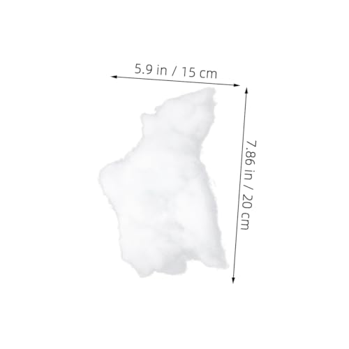 NAMOARLY 4er Packung Pack Baumwollfüllung für DIY Bastelprojekte Weiche Formstabile Füllwatte für Kuscheltiere Kissen Polster und Puppen Langlebiges Vielseitiges Bastelfüllmaterial von NAMOARLY