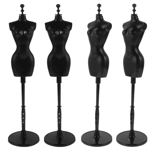 NAMOARLY 4stücke Mini Puppen Mannequin Kleiderständer Abnehmbarer Skelettständer Aus Kunststoff Für Hochzeitskleider Und Kleidung Stabil Und Platzsparend NAMOARLY 4stücke Mini Puppen Mannequin Kleiderständer Abnehmbarer Skelettständer Aus Kunststoff Für Hochzeitskleider Und Kleidung Stabil Und Platzsparend von NAMOARLY