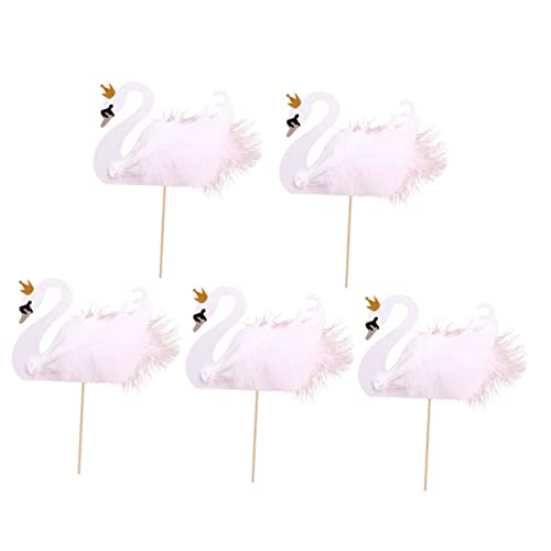 NAMOARLY 5 Stück Kucheneinsatz Hochzeit Schwanenkuchen-picks Geburtstagstorte Zahnstocher Schwanenparty Liefert Feenhafte Cupcake-dekorationen Schwanenkuchendekorationen Kuchenfahne Papier NAMOARLY 5 Stück Kucheneinsatz Hochzeit Schwanenkuchen-picks Geburtstagstorte Zahnstocher Schwanenparty Liefert Feenhafte Cupcake-dekorationen Schwanenkuchendekorationen Kuchenfahne Papier von NAMOARLY