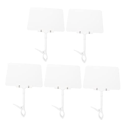 NAMOARLY 5 Stück Zeigen Sie Die Karte Clip-zeichen Hängend Anzeige Tags Mit Clips Löschbares Preisschild Preisschilder Für Werbeetiketten Supermarkt-preisschild-clip Weiß Pvc NAMOARLY 5 Stück Zeigen Sie Die Karte Clip-zeichen Hängend Anzeige Tags Mit Clips Löschbares Preisschild Preisschilder Für Werbeetiketten Supermarkt-preisschild-clip Weiß Pvc von NAMOARLY