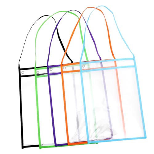 NAMOARLY 5 Stück trocken abwischbare Taschen Hängeregistertaschen Organisatoren Dateiorganisator Beutel storage pockets storage bags briefumschläge Dateidokumentordner Dokumentinhaber Vlies von NAMOARLY