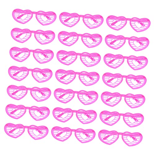NAMOARLY Spielzeug Für Kinder 50 Stück Herzbrille für Kinder spielzeug Party Plastikgläser Kidcraft-Spielset Dekor Kinderbrille herzförmige brille Liebe Requisiten Kleidung schmücken von NAMOARLY