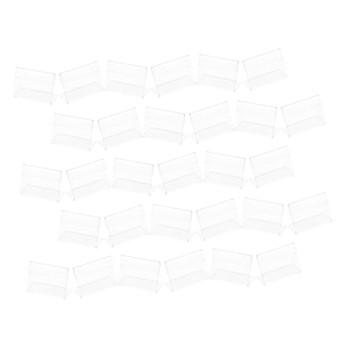 NAMOARLY 50 Stück Teiliges Acryl Förmiges Namensschild Transparenter Tischkartenhalter für Lebensmittel Etiketten Preisschilder Aufsteller Robust Vielseitig für Einzelhandel Schule NAMOARLY 50 Stück Teiliges Acryl Förmiges Namensschild Transparenter Tischkartenhalter für Lebensmittel Etiketten Preisschilder Aufsteller Robust Vielseitig für Einzelhandel Schule von NAMOARLY