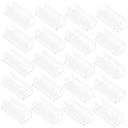 NAMOARLY 50 Stück Transparente Drahtregal Etikettenhalter aus Robustem PVC Vielseitig Einsetzbar für Supermarkt Lagerregale Inklusive Beschriftbaren Einlegern Einfache Anbringung für NAMOARLY 50 Stück Transparente Drahtregal Etikettenhalter aus Robustem PVC Vielseitig Einsetzbar für Supermarkt Lagerregale Inklusive Beschriftbaren Einlegern Einfache Anbringung für von NAMOARLY