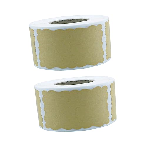NAMOARLY 500Stücke Kraftpapier Aufkleber Selbstklebende Geschenketiketten Für DIY Geschenkverpackungen Für Kreative Projekte Und Etikettierung NAMOARLY 500Stücke Kraftpapier Aufkleber Selbstklebende Geschenketiketten Für DIY Geschenkverpackungen Für Kreative Projekte Und Etikettierung von NAMOARLY