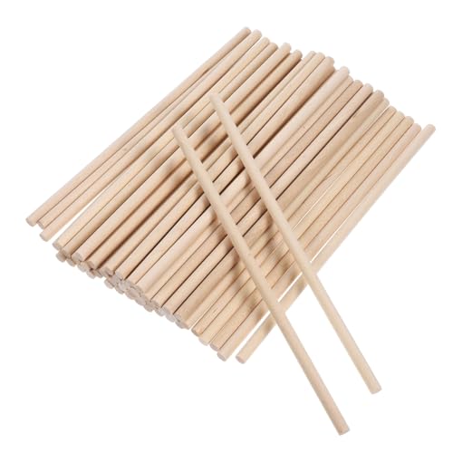 NAMOARLY 50Stücke Natürliche Holzdübelstangen aus Unvollendetem Unlackierte Bastelstäbe für Kreative DIY Projekte Makramee für Bastelenthusiasten NAMOARLY 50Stücke Natürliche Holzdübelstangen aus Unvollendetem Unlackierte Bastelstäbe für Kreative DIY Projekte Makramee für Bastelenthusiasten von NAMOARLY