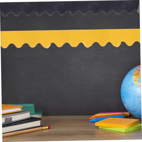 NAMOARLY 6 Rollen Teiliges Bunte Wellenbordüren für Klassenzimmer Pinnwand Dekor Verschleißfeste Zuschneidbare Randpapier Deko für Tafel Schreibtisch DIY Bastelprojekte NAMOARLY 6 Rollen Teiliges Bunte Wellenbordüren für Klassenzimmer Pinnwand Dekor Verschleißfeste Zuschneidbare Randpapier Deko für Tafel Schreibtisch DIY Bastelprojekte von NAMOARLY