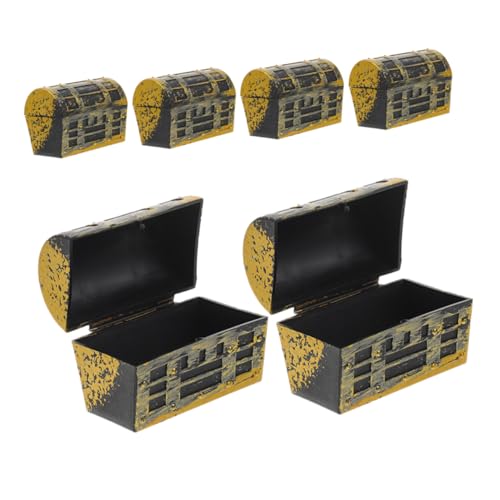 NAMOARLY 6 Stück Kunststoffkisten Vintage Piraten Schmuck Aufbewahrungsbox Puppenhaus Versorgung Für Piratenspielset Rollenspiel NAMOARLY 6 Stück Kunststoffkisten Vintage Piraten Schmuck Aufbewahrungsbox Puppenhaus Versorgung Für Piratenspielset Rollenspiel von NAMOARLY