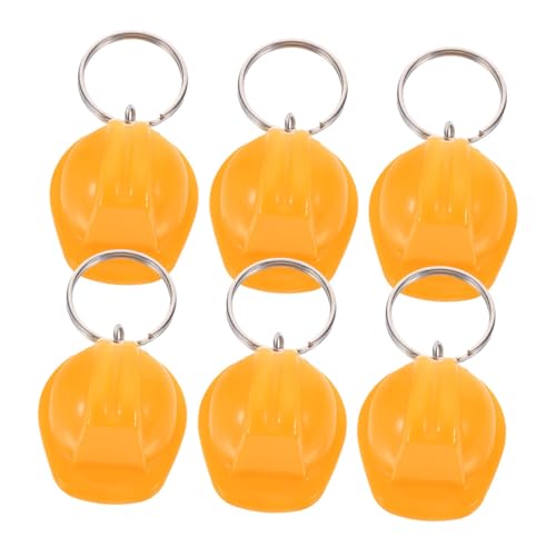 NAMOARLY 6 Stück Mini Helm Schlüsselanhänger aus Kompakt und Stylisch Vielseitiger Taschen und Schlüsselanhänger Kreatives Design in Gelb Partygeschenk für Bauingenieure und Freunde NAMOARLY 6 Stück Mini Helm Schlüsselanhänger aus Kompakt und Stylisch Vielseitiger Taschen und Schlüsselanhänger Kreatives Design in Gelb Partygeschenk für Bauingenieure und Freunde von NAMOARLY