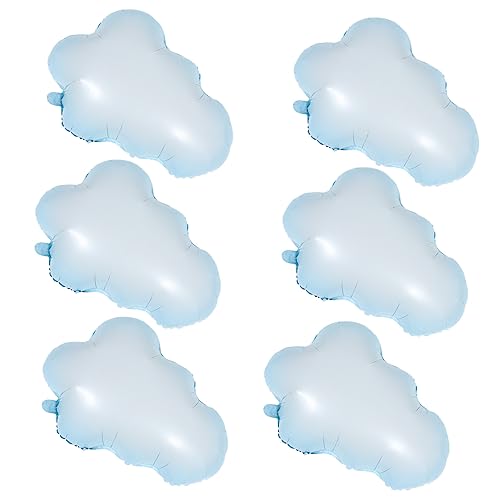 NAMOARLY 6 Stücke Ballon aus Aluminiumfolie hochzeitsdeko große luftballons Geburtstagsfeier Kindergeburtstag Partyzubehör Helium blaue Luftballons Hochzeitswolkenballons Partywolkenballons NAMOARLY 6 Stücke Ballon aus Aluminiumfolie hochzeitsdeko große luftballons Geburtstagsfeier Kindergeburtstag Partyzubehör Helium blaue Luftballons Hochzeitswolkenballons Partywolkenballons von NAMOARLY