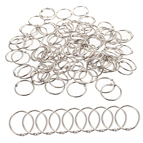 NAMOARLY 60 Stück Metall Buchbinderinge Innenø Runde Heftringe für Lose DIY Bastelringe Wiederverwendbare Notizbuch Ringe für Büro Schule und Zuhause NAMOARLY 60 Stück Metall Buchbinderinge Innenø Runde Heftringe für Lose DIY Bastelringe Wiederverwendbare Notizbuch Ringe für Büro Schule und Zuhause von NAMOARLY