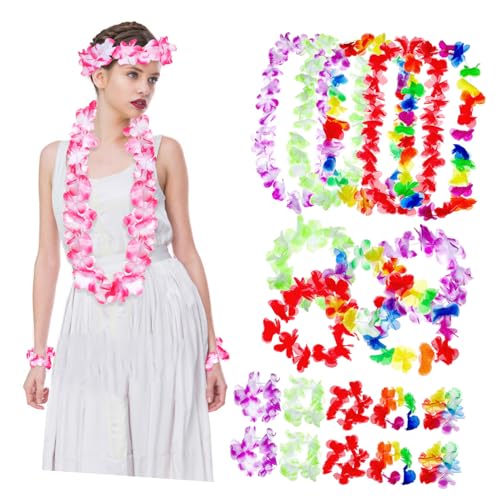NAMOARLY 6Sätze Hawaiianische Leis für Luau Party Teiliges mit Bunten Blumenhalsketten und Klassischer und Festliche Anlässe aus Robustem Gefertigt NAMOARLY 6Sätze Hawaiianische Leis für Luau Party Teiliges mit Bunten Blumenhalsketten und Klassischer und Festliche Anlässe aus Robustem Gefertigt von NAMOARLY