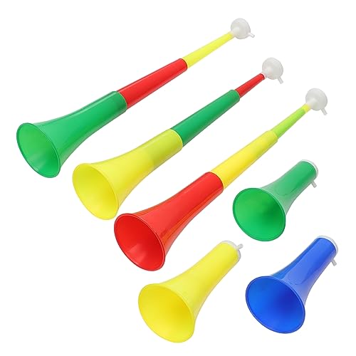 NAMOARLY 6St Ballspiel-Horn Megaphon Fahrradklingel Hörner goldenes Horn Kunststoffhorn Fußballhorn Teleskophorn Fußballtröte Spiel jubelnde Spielzeuge Fußballspielzubehör für Fans Plastik NAMOARLY 6St Ballspiel-Horn Megaphon Fahrradklingel Hörner goldenes Horn Kunststoffhorn Fußballhorn Teleskophorn Fußballtröte Spiel jubelnde Spielzeuge Fußballspielzubehör für Fans Plastik von NAMOARLY