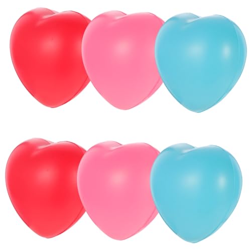 NAMOARLY 6St Herz-Stress-Ball für kinderspielzeug mitgebsel Kindergeburtstag Erwachsene funnytoys Druckabbau lustiger Stressball Herzförmiger Stressball Pu NAMOARLY 6St Herz-Stress-Ball für kinderspielzeug mitgebsel Kindergeburtstag Erwachsene funnytoys Druckabbau lustiger Stressball Herzförmiger Stressball Pu von NAMOARLY