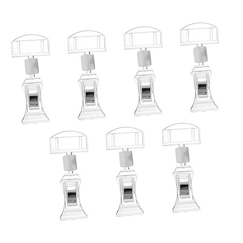 NAMOARLY 7 Stück Werbemappe Aus Acryl Inhaber Halter Etiketten Tag-clips Schild Einzelhandel Klein Kleiderständer Preisklammer Stehen Werbeclip NAMOARLY 7 Stück Werbemappe Aus Acryl Inhaber Halter Etiketten Tag-clips Schild Einzelhandel Klein Kleiderständer Preisklammer Stehen Werbeclip von NAMOARLY