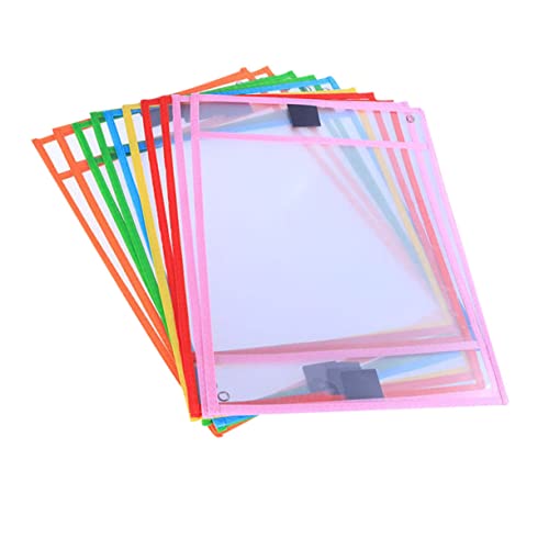 NAMOARLY 8 Stück Löschbare Aktentasche Schutz Schule Datei Trocken Abwischbare Taschen Ärmel Arbeitsblatthüllen Büro Wiederverwendbare Trocken Abwischbare Hüllen Löschbarer Aktenhalter Pvc NAMOARLY 8 Stück Löschbare Aktentasche Schutz Schule Datei Trocken Abwischbare Taschen Ärmel Arbeitsblatthüllen Büro Wiederverwendbare Trocken Abwischbare Hüllen Löschbarer Aktenhalter Pvc von NAMOARLY