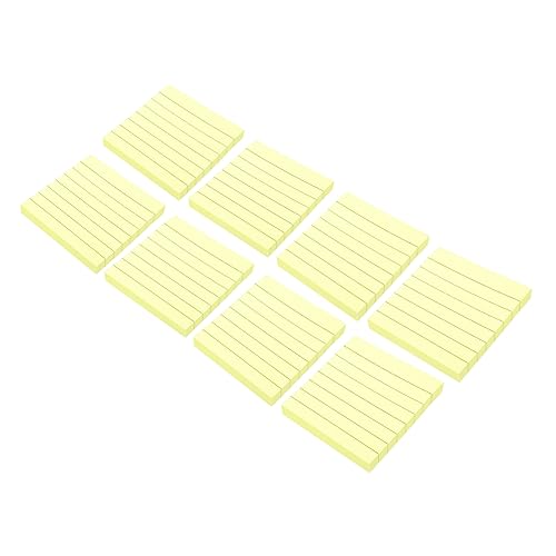 NAMOARLY 800Blätter Fluoreszierende Selbstklebende Notizen Gelbe Memo Pads Für Büro Und Schule Für Nachrichten Und Erinnerungen Haftend Glatten Oberflächen NAMOARLY 800Blätter Fluoreszierende Selbstklebende Notizen Gelbe Memo Pads Für Büro Und Schule Für Nachrichten Und Erinnerungen Haftend Glatten Oberflächen von NAMOARLY
