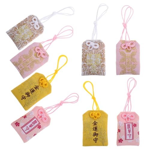 NAMOARLY 8st Wächter-gebetstasche Japanische Glücksbringer Reichtumssegen-charme Japanische Omamori-anhänger Omamori Japanischer Glücksbringer Chinesischer Glücksanhänger Schutzzauber Stoff NAMOARLY 8st Wächter-gebetstasche Japanische Glücksbringer Reichtumssegen-charme Japanische Omamori-anhänger Omamori Japanischer Glücksbringer Chinesischer Glücksanhänger Schutzzauber Stoff von NAMOARLY