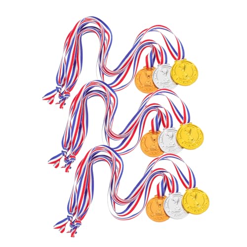 NAMOARLY 9pcs Plastikmedaillen Für Kindermedaillen Besuchermedaillen Kinder Plastikfußballpreis Medaillen Haustierwettbewerb Sportparty Supplies NAMOARLY 9pcs Plastikmedaillen Für Kindermedaillen Besuchermedaillen Kinder Plastikfußballpreis Medaillen Haustierwettbewerb Sportparty Supplies von NAMOARLY